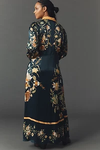 Bl-nk Printed Buttondown Shirt Dress