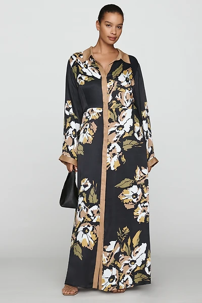 Bl-nk Printed Buttondown Shirtdress