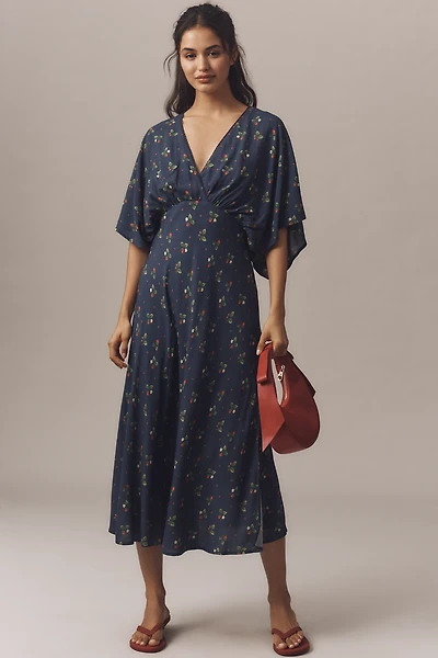 Bl-nk Elettra Short-Sleeve Midi Dress