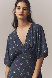 Bl-nk Elettra Short-Sleeve Midi Dress