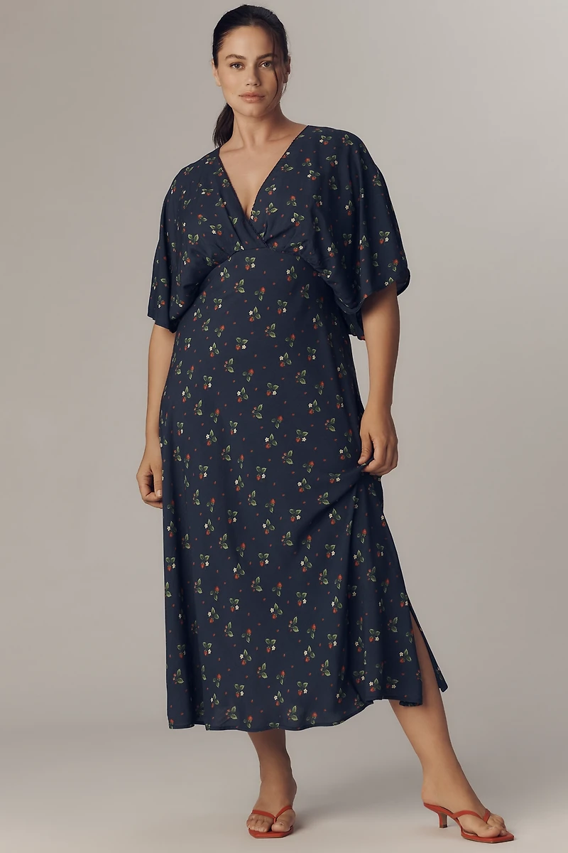 Bl-nk Elettra Short-Sleeve Midi Dress