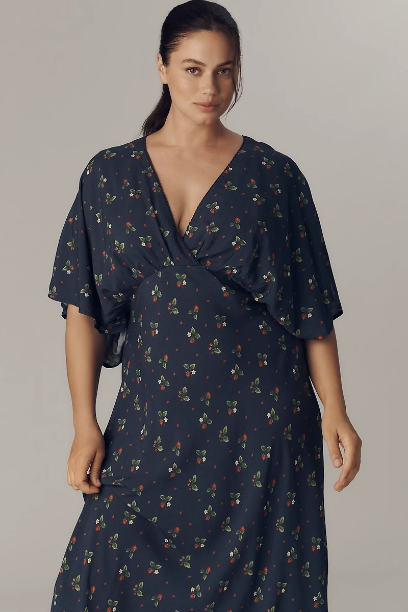 Bl-nk Elettra Short-Sleeve Midi Dress