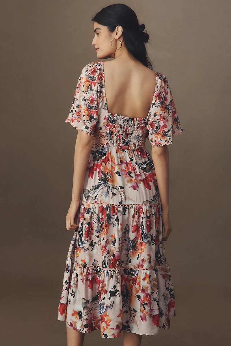 Conditions Apply Raelynn Square-Neck Dress