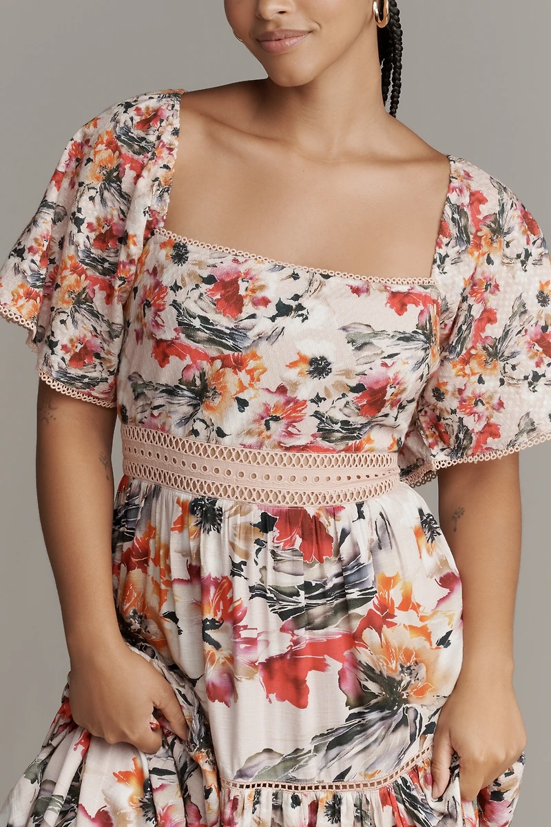 Conditions Apply Raelynn Square-Neck Dress