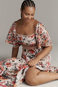 Conditions Apply Raelynn Square-Neck Dress