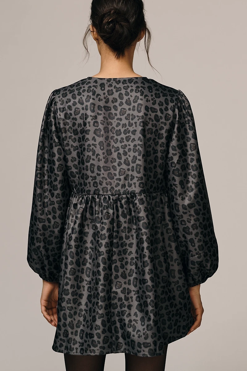 Glamorous Puff-Sleeve Mini Dress