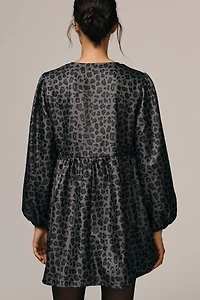 Glamorous Puff-Sleeve Mini Dress