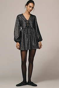 Glamorous Puff-Sleeve Mini Dress