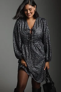 Glamorous Puff-Sleeve Mini Dress