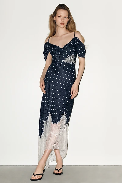 Bl-nk Regina Midi Slip Dress