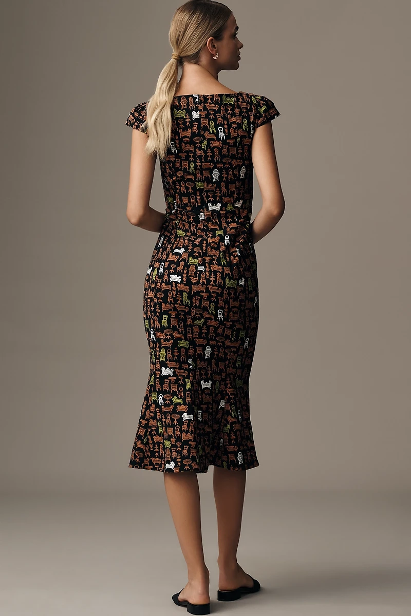 The Cecily Fit & Flare Sweetheart Dress by Maeve