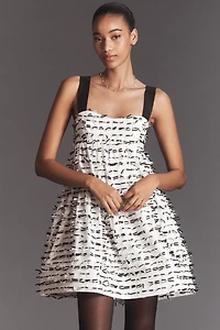 Maeve Sleeveless Textured Swing Mini Dress