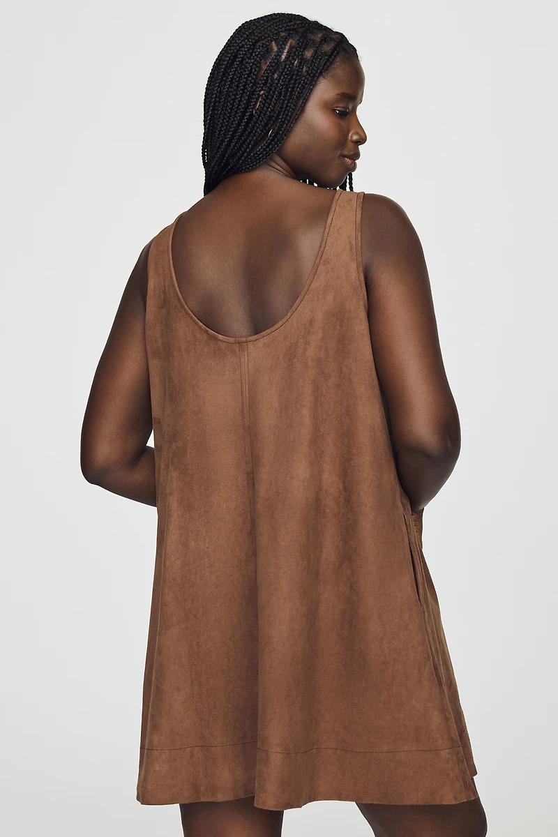Maeve Keiko Faux-Suede Mini Dress