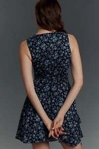 English Factory Sleeveless Cutout Mini Dress