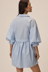 English Factory V-Neck Shirt Dress