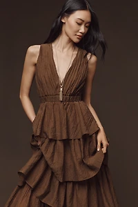 Endless Rose Tiered Sleeveless Maxi Dress