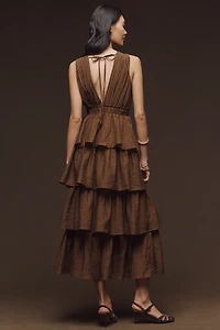 Endless Rose Tiered Sleeveless Maxi Dress