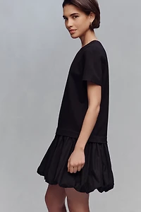 English Factory Twofer Bubble-Hem Mini Dress