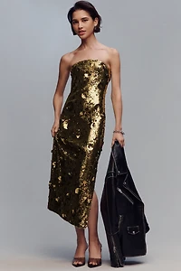 Endless Rose Strapless Sequin Dress