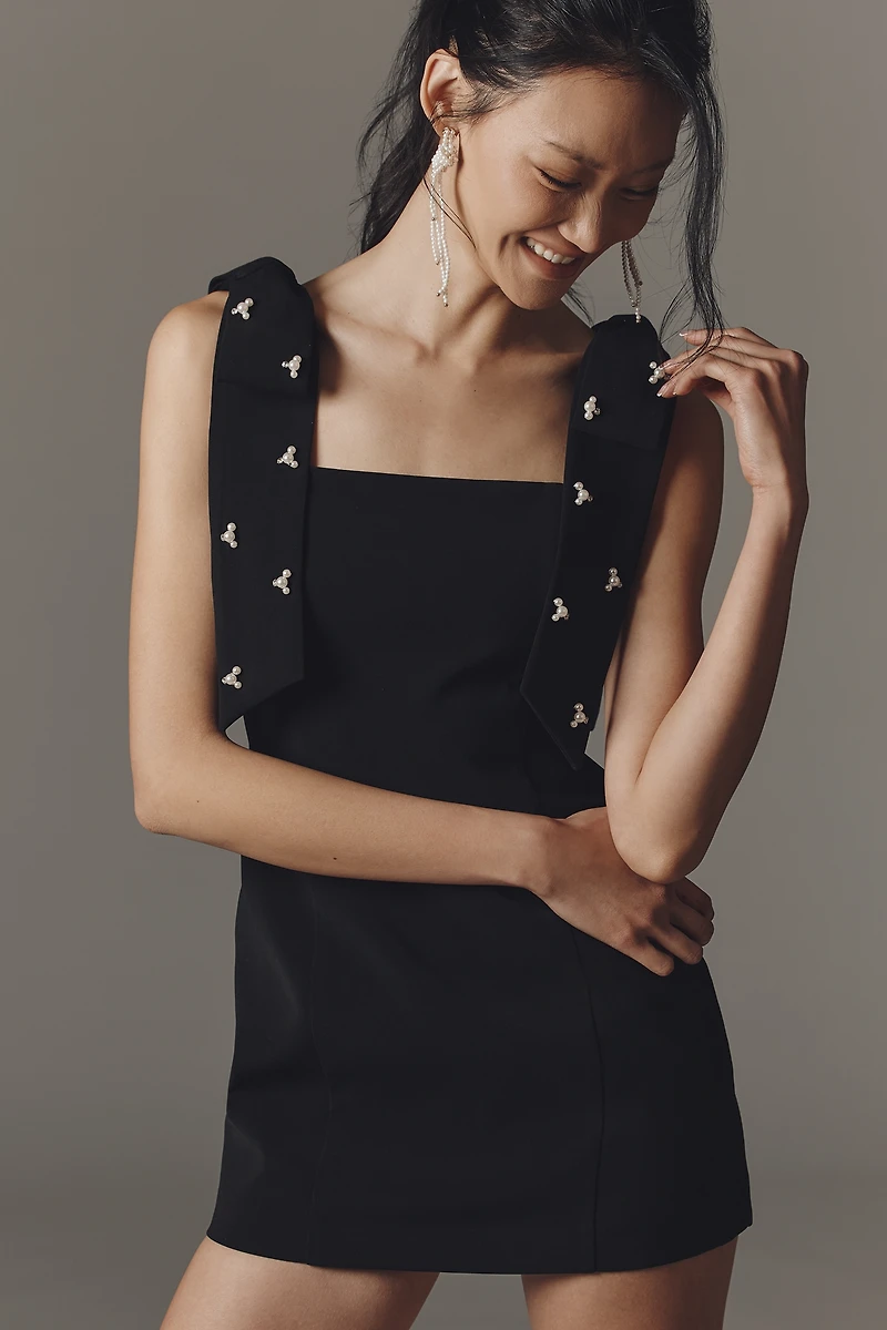 English Factory Deco Strap Mini Dress