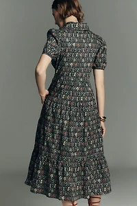 English Factory Floral Shirt Dress