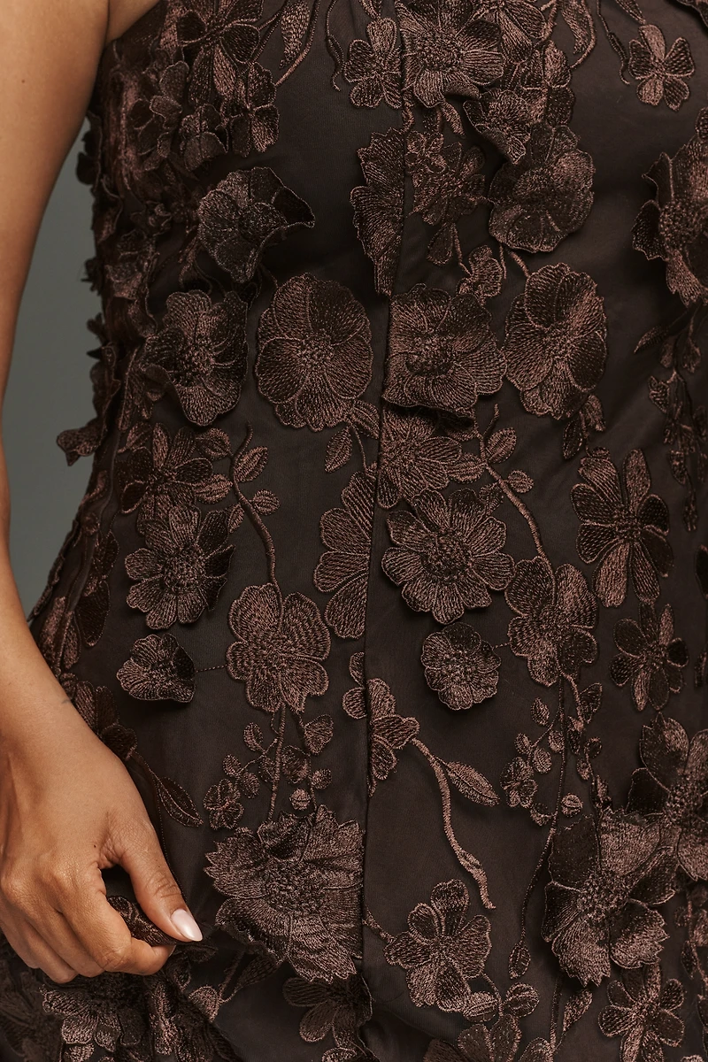 English Factory Strapless Midi Dress