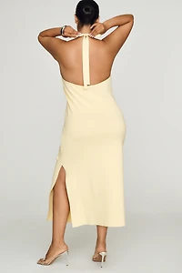 Endless Rose Beaded Halter Midi Dress