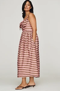 English Factory Cotton Bow Midi Dress