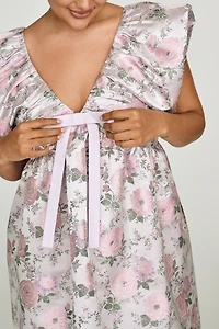 English Factory Flutter-Sleeve Mini Dress