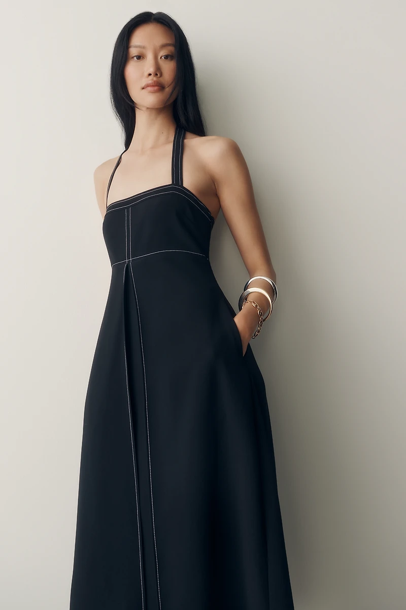 English Factory Halter Midi Dress