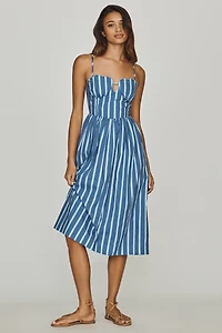 English Factory Marine Midi Dress