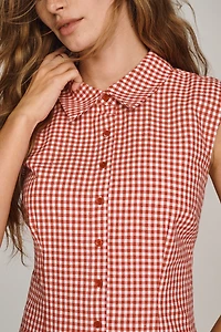 English Factory Pleated Mini Dress