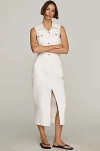 English Factory Denim Maxi Dress