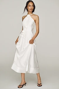 English Factory Crochet Halter Dress