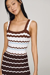 English Factory Crochet Midi Dress