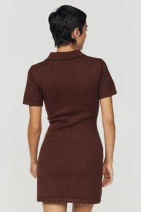 English Factory Polo Knit Mini Dress