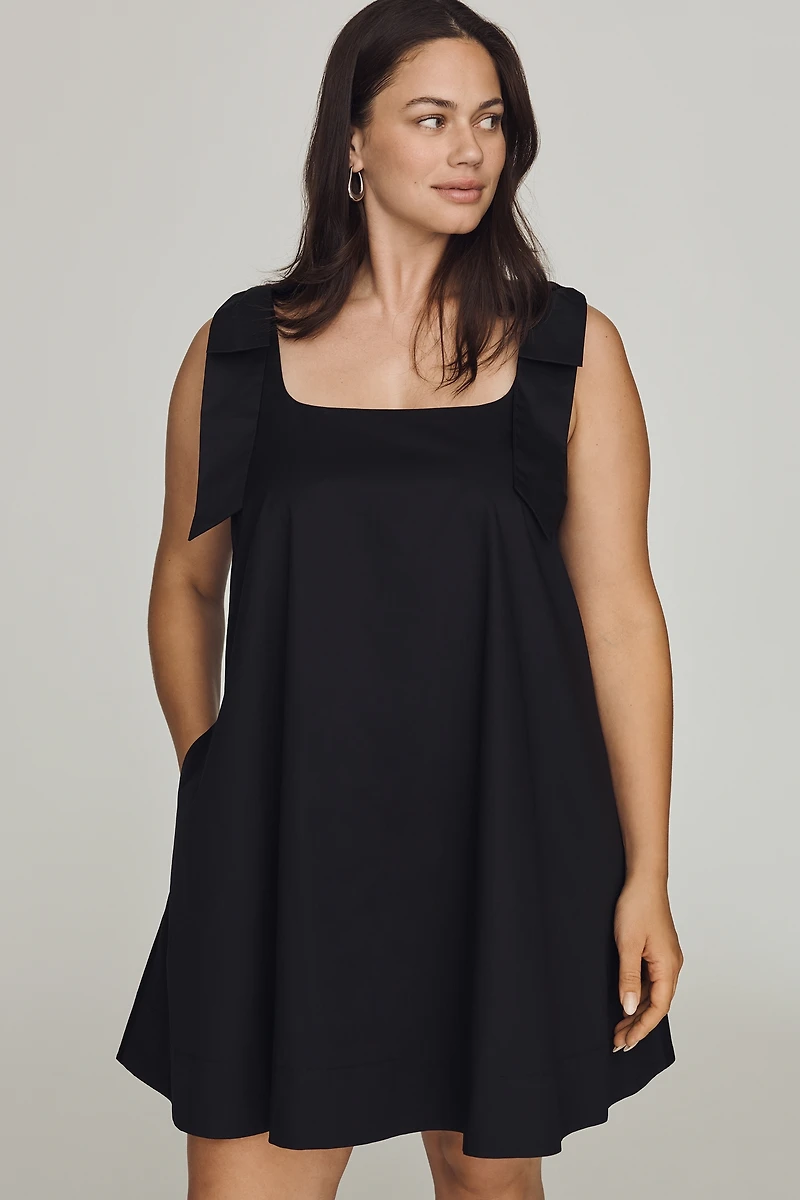 English Factory 100% Cotton Bow Mini Dress
