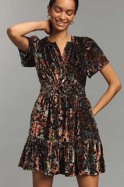 The Somerset Velvet Mini Dress