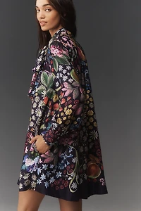 The Caroline Tie-Neck Mini Dress by Maeve