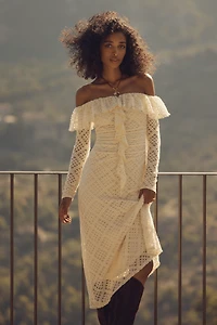 ASTR the Label Dorian Off-Shoulder Maxi Dress