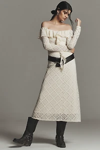 ASTR the Label Dorian Off-Shoulder Maxi Dress