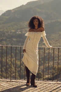 ASTR the Label Dorian Off-Shoulder Maxi Dress