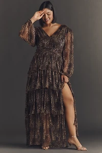 ASTR The Label Anora Tiered Maxi Dress