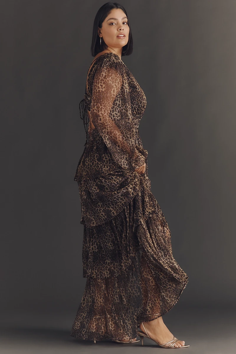 ASTR The Label Anora Tiered Maxi Dress