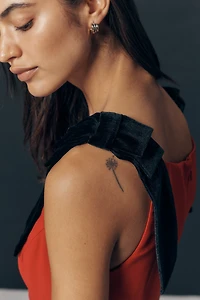 ASTR The Label Ambria Bow Shoulder Mini Dress