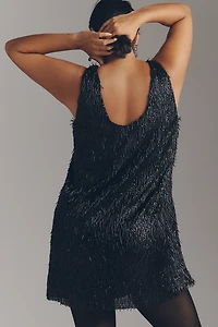 ASTR The Label Emani Plus Fringe Mini Dress