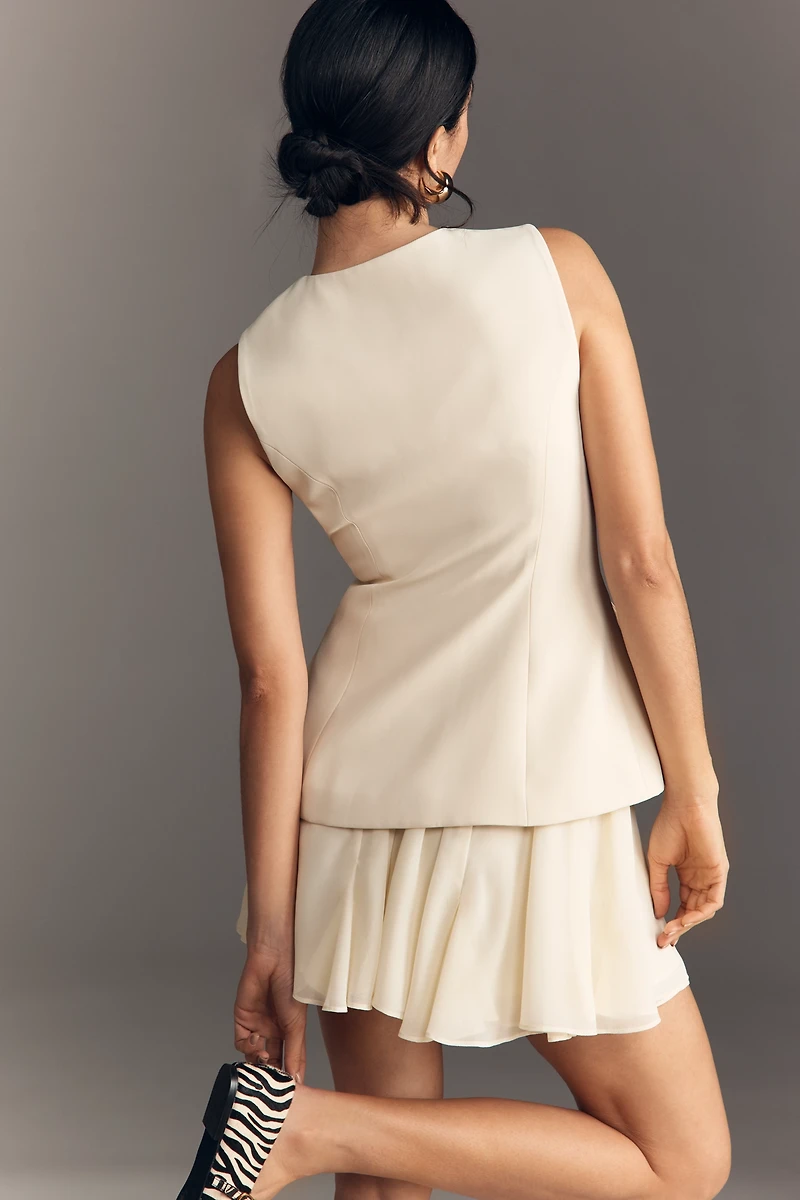 ASTR The Label Christen Long Line Vest Mini Dress