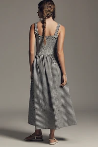 ASTR The Label Temperance A-Line Buttondown Maxi Dress