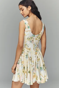ASTR The Label Reina Drop-Waist Mini Dress