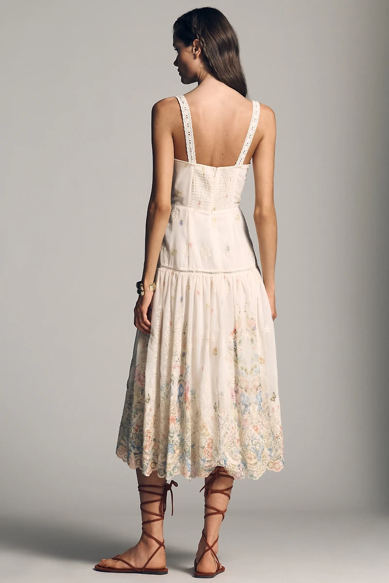 ASTR The Label 100% Cotton Pellagia Midi Dress